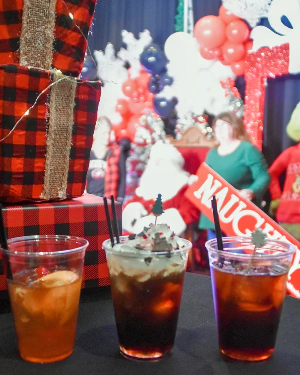 Seasonal drinks pictured at a past Ohio Made Holiday Market.