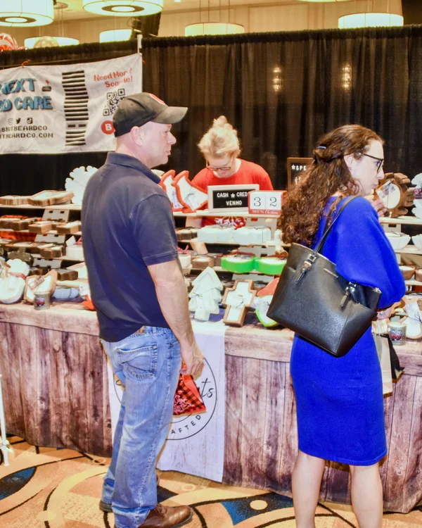 Shopping at the 2025 Ohio Made Holiday Market.