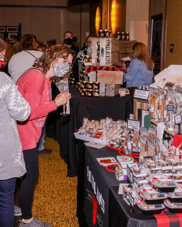 Shopping at the 2021 Ohio Made Holiday Market.